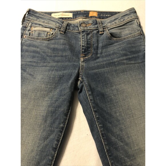 Anthropologie Pilcro Women's Denim Stet Distressed Skinny Jeans Size 25 X 30 - Picture 2 of 9